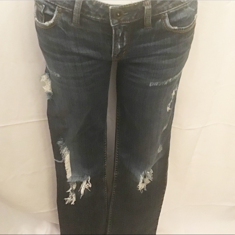 Silver Alex Jean Distressed Size 29/35 - Picture 2 of 8